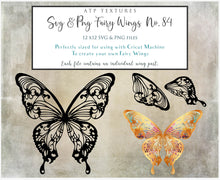 Load image into Gallery viewer, SVG FAIRY WINGS for CRICUT - Set 84
