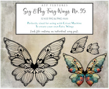Load image into Gallery viewer, SVG FAIRY WINGS for CRICUT - Set 95
