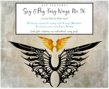 Load image into Gallery viewer, SVG FAIRY WINGS for CRICUT - Set 96
