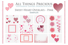 Load image into Gallery viewer, SWEET HEART BOKEH Digital Overlays FREE DOWNLOAD
