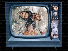 Load image into Gallery viewer, TV SNOW GLOBE Png Digital Overlays and PSD Template No.20
