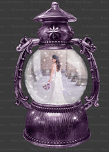 Load image into Gallery viewer, SNOW GLOBE Png Digital Overlays and PSD Template No.23
