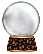 Load image into Gallery viewer, BUTTERFLY SNOW GLOBE Png Digital Overlays
