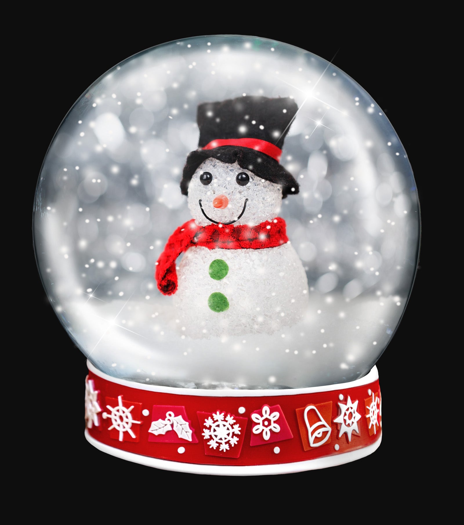 Snow Globe with Snowman Scene Winter Clipart Digital Download SVG PNG JPG  PDF Cut Files