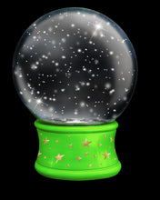 Load image into Gallery viewer, SNOW GLOBE Png Digital Overlays and PSD Template No. 12
