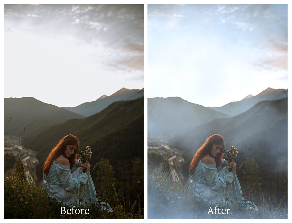 Blue fog overlays in png. Digital overlays for photography editing in photoshop. Graphic Effects and assets. lighting Add ons. ATP Textures.