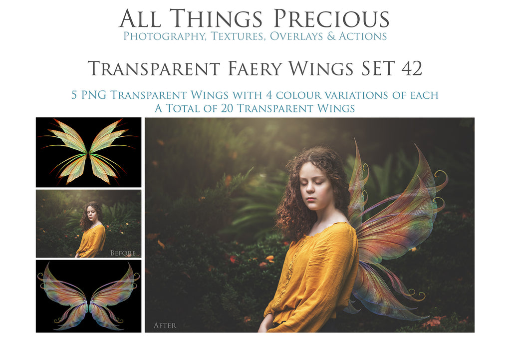 Digital Faery Wing Overlays! Fairy wings, Png overlays for photoshop. Photography editing. High resolution, 300dpi fairy wings. Overlays for photography. Digital stock and resources. Graphic design. Fairy Photos. Colourful Fairy wings. Faerie Wings.