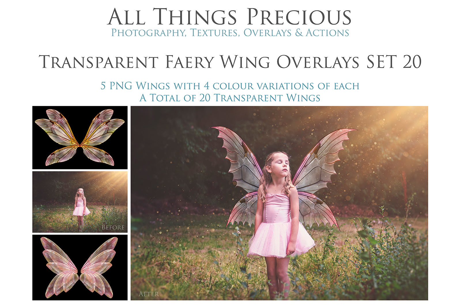 Digital Faery Wing Overlays. Png overlays for photoshop. Photography editing. High resolution, 300dpi fairy wings. Overlays for photography. Digital stock and resources. Graphic design. Fairy Photos. Colourful Fairy wings. Faerie Wings. ATP Textures. Overlays. Actions, Textures, Photo Resources, Photoshop. 