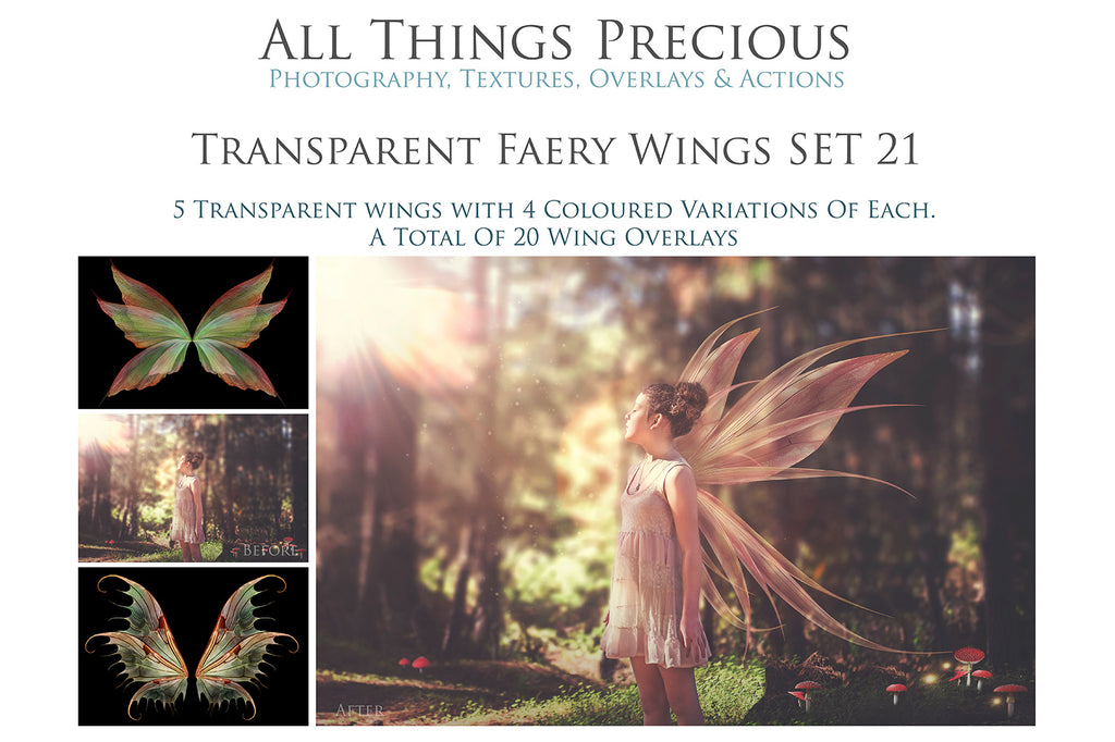 Digital Faery Wing Overlays. Png overlays for photoshop. Photography editing. High resolution, 300dpi fairy wings. Overlays for photography. Digital stock and resources. Graphic design. Fairy Photos. Colourful Fairy wings. Faerie Wings. ATP Textures. Overlays. Actions, Textures, Photo Resources, Photoshop. 