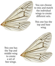 Load image into Gallery viewer, PRINTABLE FAIRY WINGS for Art Dolls - Set 14
