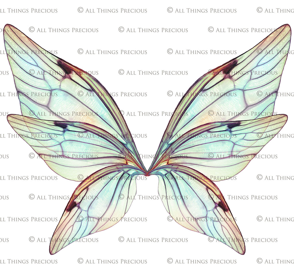 Digital Faery Wing Overlays. Png overlays for photoshop. Photography editing. High resolution, 300dpi fairy wings. Overlays for photography. Digital stock and resources. Graphic design. Fairy Photos. Colourful Fairy wings. Faerie Wings. ATP Textures. Overlays. Actions, Textures, Photo Resources, Photoshop. 