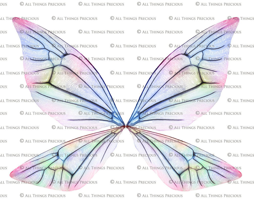 Digital Fairy Wings Overlays clipart. Png transparent see through files for photoshop. Butterfly Angel, Color, Print Photography editing. High resolution, 300dpi. Printable, Photography Graphic design assets, add on stock resources. Magical Scrapbooking design. Faery Photographer edit. Colorful Big Bundle. ATP Textures