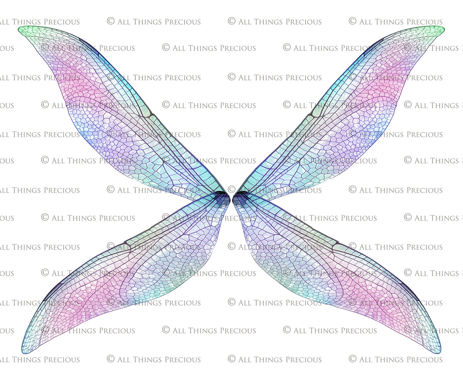 Digital Overlays for Photographers, Graphic design, scrapbooking and creatives.. Fairy Wings. High resolution, fine art digital assets for creating fantasy art.  Png overlay with transparent background. Magical Edit. Png Photo editing art assets.