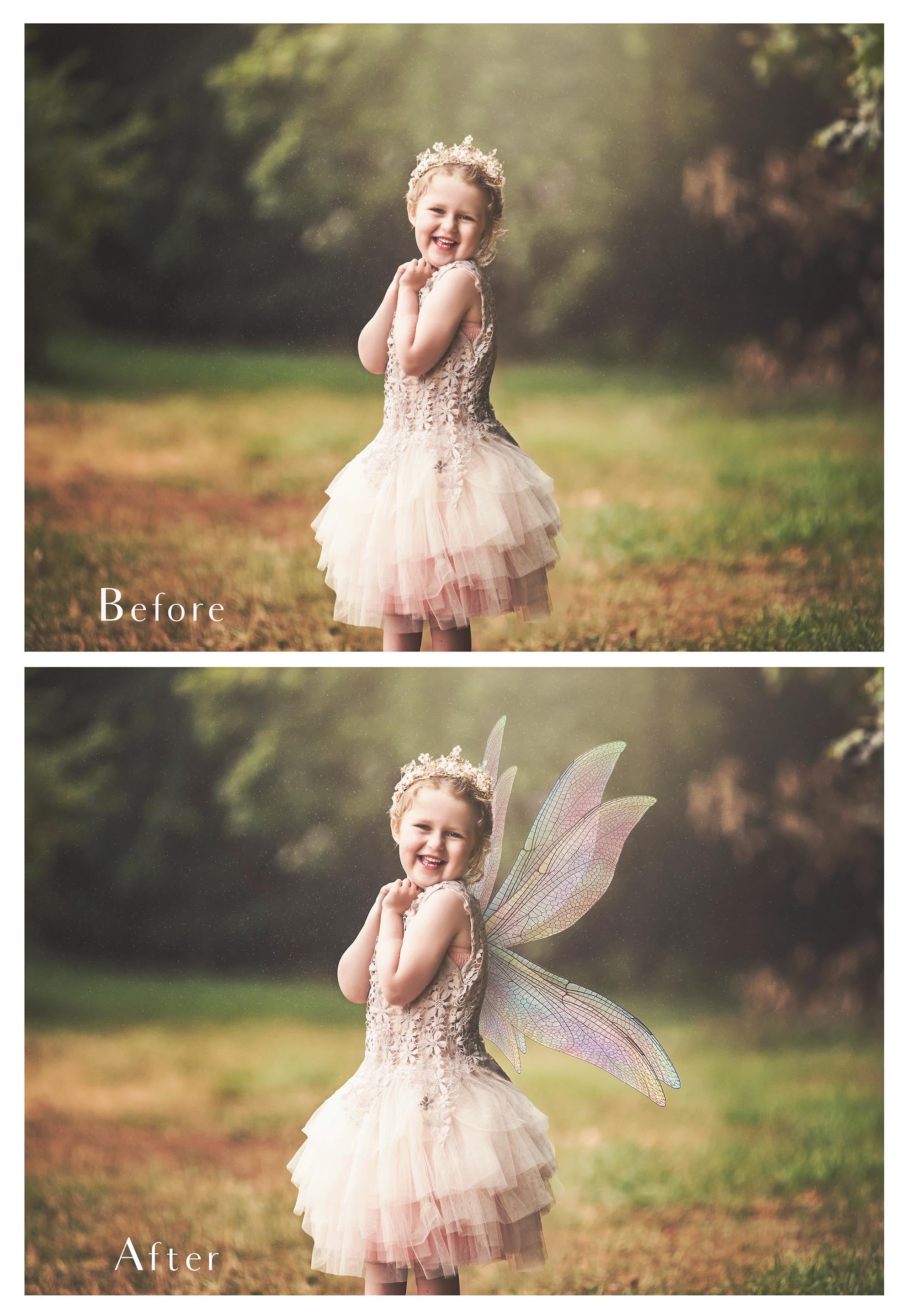 Fairy Wings Overlays For Photography, Photoshop, Digital art and Creatives. Transparent, high resolution wings for photographers. These are gorgeous PNG overlays for fantasy digital art and Child portraiture. colour, White fairy wings. Photo Overlays. Digital download. Graphic effects. ATP Textures
