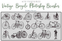 Load image into Gallery viewer, PHOTOSHOP BRUSHES - Vintage Bicycle - FREE DOWNLOAD
