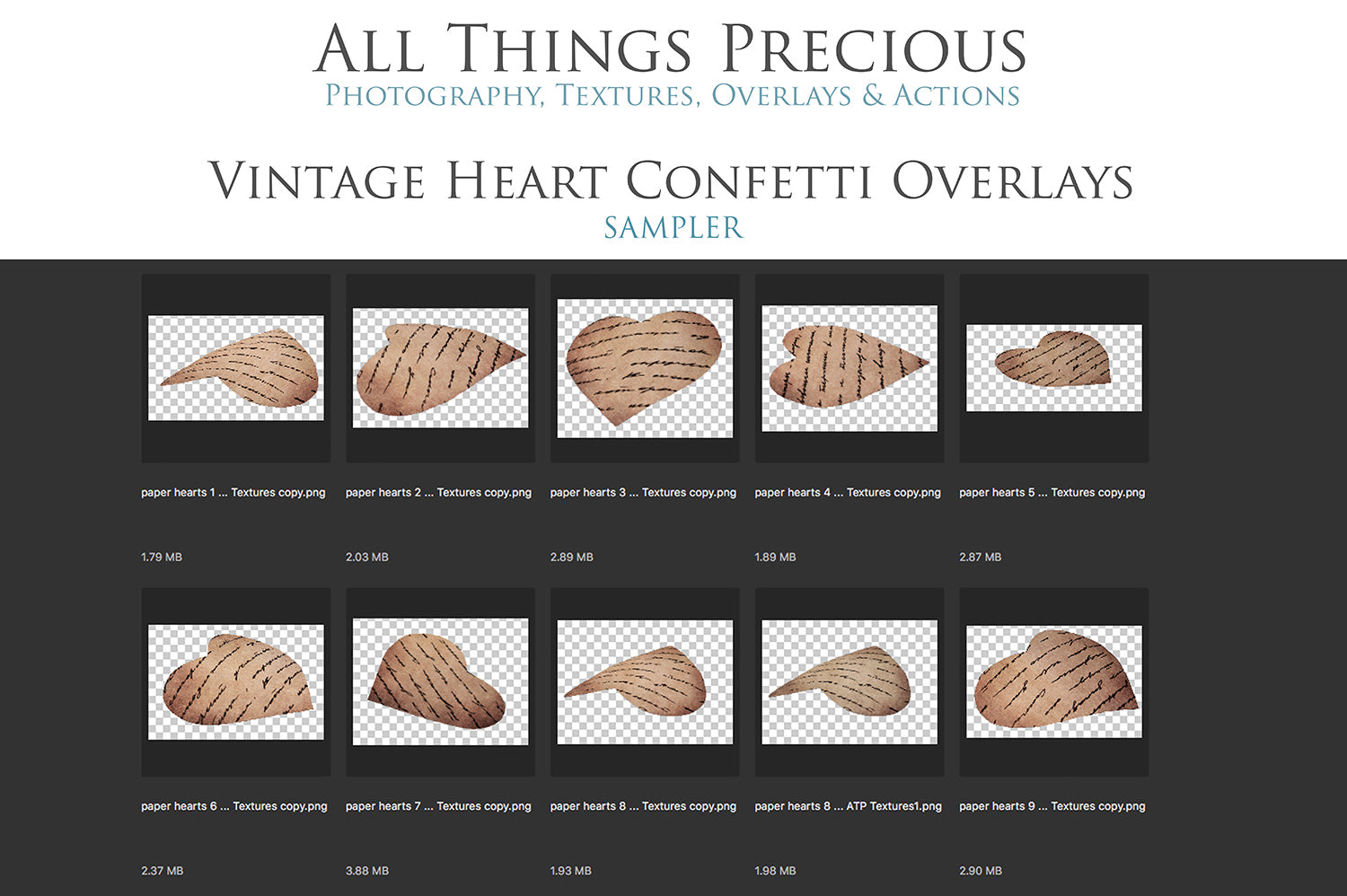 Png heart clipart, Png heart confetti, Overlays for photographers, Photoshop Overlay, digital edits, photoshop, High resolution, ATP textures.