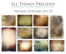 Load image into Gallery viewer, 10 Fine Art TEXTURES - VINTAGE Set 22
