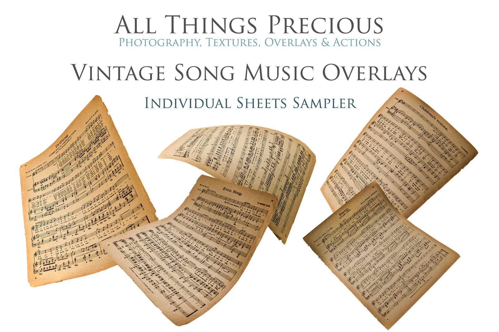 VINTAGE SONG MUSIC Digital Overlays