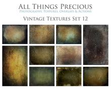 Load image into Gallery viewer, 10 Fine Art TEXTURES - VINTAGE Set 12
