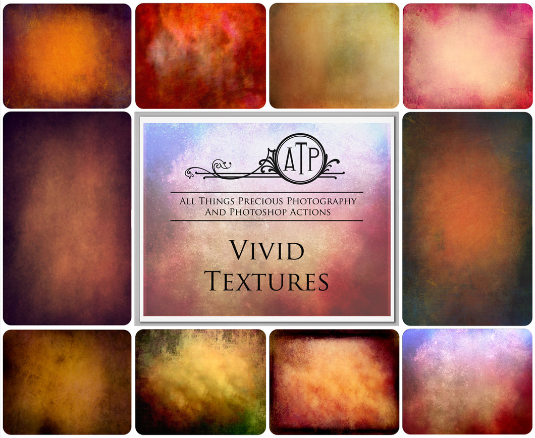 10 Fine Art TEXTURES - VIVID Set 1