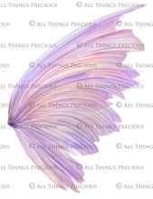 Load image into Gallery viewer, 24 Png Digital PRETTY FAIRY WING Overlays Set 1
