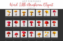 Load image into Gallery viewer, WEIRD LITTLE MUSHROOMS Digital Overlays
