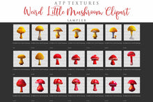 Load image into Gallery viewer, WEIRD LITTLE MUSHROOMS Digital Overlays
