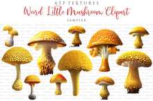 Load image into Gallery viewer, WEIRD LITTLE MUSHROOMS Digital Overlays
