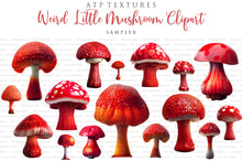 Load image into Gallery viewer, WEIRD LITTLE MUSHROOMS Digital Overlays
