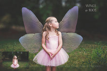 Load image into Gallery viewer, Digital Faery Wing Overlays. Png overlays for photoshop. Photography editing. High resolution, 300dpi fairy wings. Overlays for photography. Digital stock and resources. Graphic design. Fairy Photos. Colourful Fairy wings. Faerie Wings. ATP Textures. Overlays. Actions, Textures, Photo Resources, Photoshop. 
