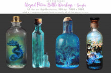 Load image into Gallery viewer, WIZARD POTION BOTTLES - Set 1 - Digital Overlays

