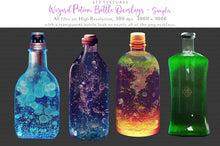 Load image into Gallery viewer, WIZARD POTION BOTTLES - Set 1 - Digital Overlays
