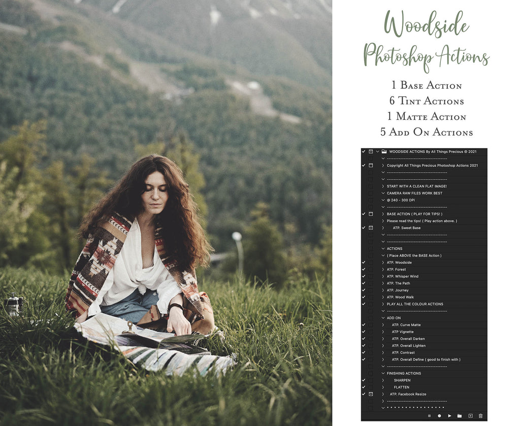 Photoshop Actions for Photography Edits. PS atn files are compatible with all versions of PS CS6. Photoshop Actions for professional photographers, photo edits and Instagram influencers. Warm, Rich, Light, Matte. For Wedding, Newborn, Studio Photography. By ATP Textures