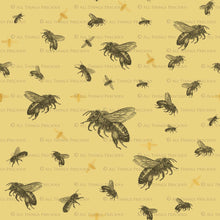 Load image into Gallery viewer, FRENCH BEE Digital Papers - YELLOW
