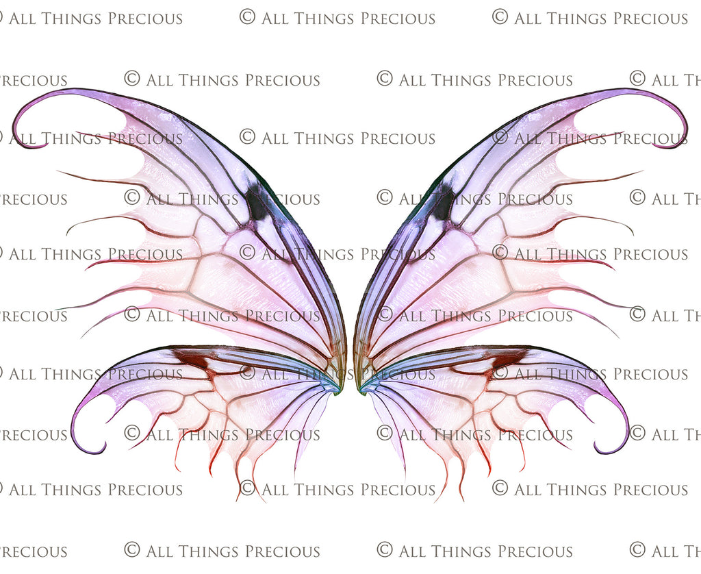 Digital Faery Wing Overlays. Png overlays for photoshop. Photography editing. High resolution, 300dpi fairy wings. Overlays for photography. Digital stock and resources. Graphic design. Fairy Photos. Colourful Fairy wings. Faerie Wings. ATP Textures. Overlays. Actions, Textures, Photo Resources, Photoshop. 