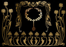 Load image into Gallery viewer, ART NOUVEAU GOLD FRAMES - Digital Clipart

