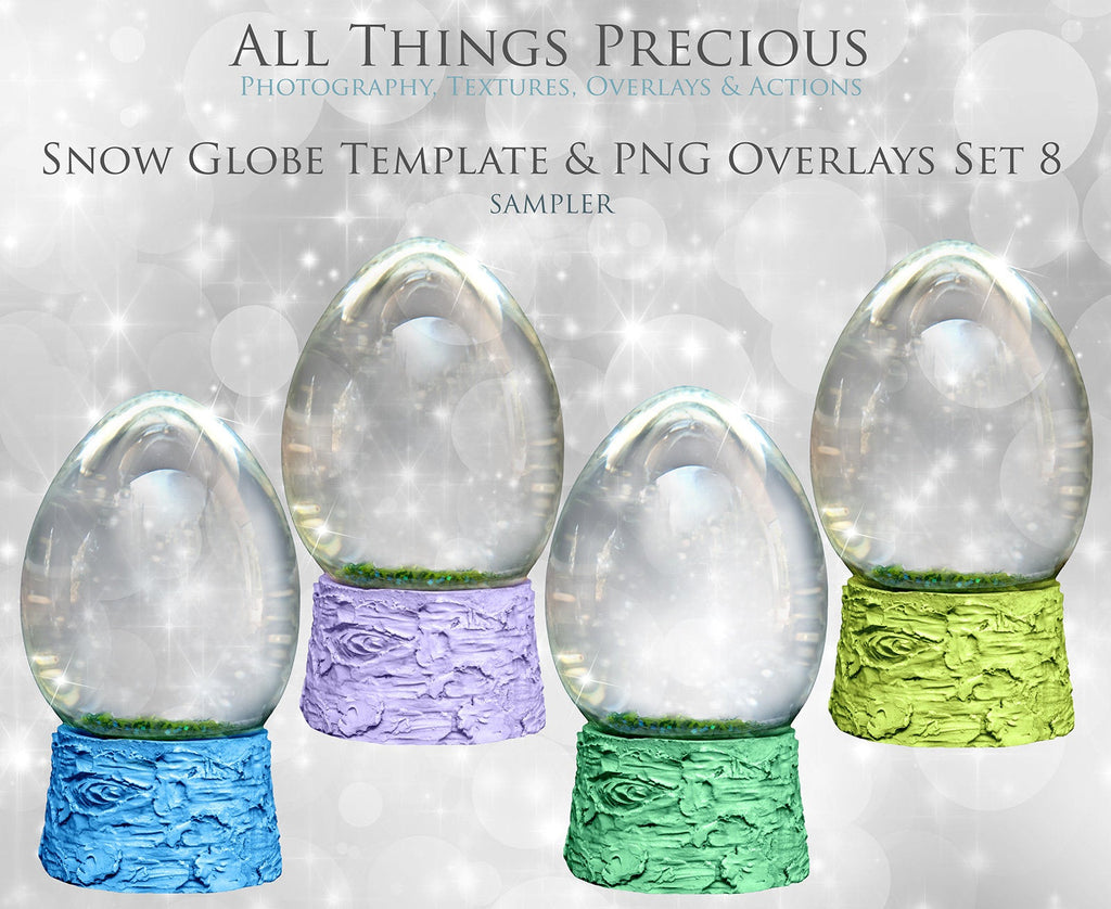 Digital Snow Globe Clipart with snow Overlays and a PSD Template included in the set.The globe is transparent, perfect to add your own images and retain the snow globe effect. Photoshop Photography Background. Printable, Editable for Christmas with Frozen Winter Theme. Glass graphic effects. ATP Textures