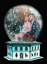 Load image into Gallery viewer, SNOW GLOBE Png Digital Overlays and PSD Template No.6
