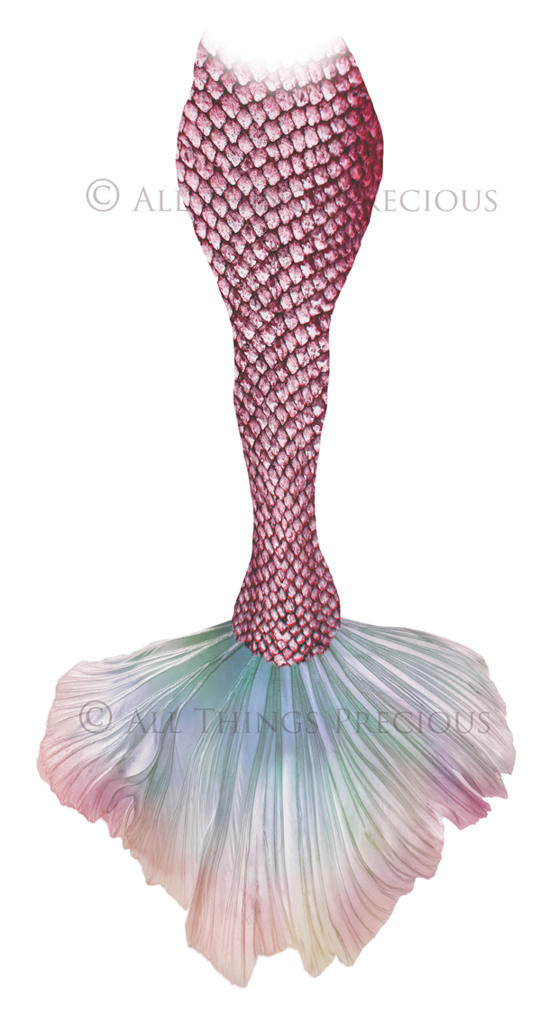 Png transparent Mermaid Tail fin overlays in colourful tints. By ATP Textures Ocean undersea digital backgrounds.