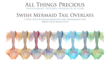 Load image into Gallery viewer, SWISH MERMAID TAILS - Digital Overlays
